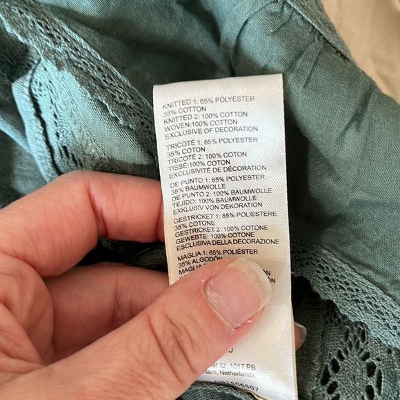 Free People Fall in Love Tee Washed Army Green Size Small - Picture 7 of 8